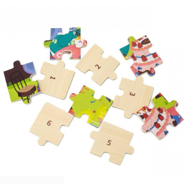 Puzzle din lemn "Aniversare", 24 elem. [4]