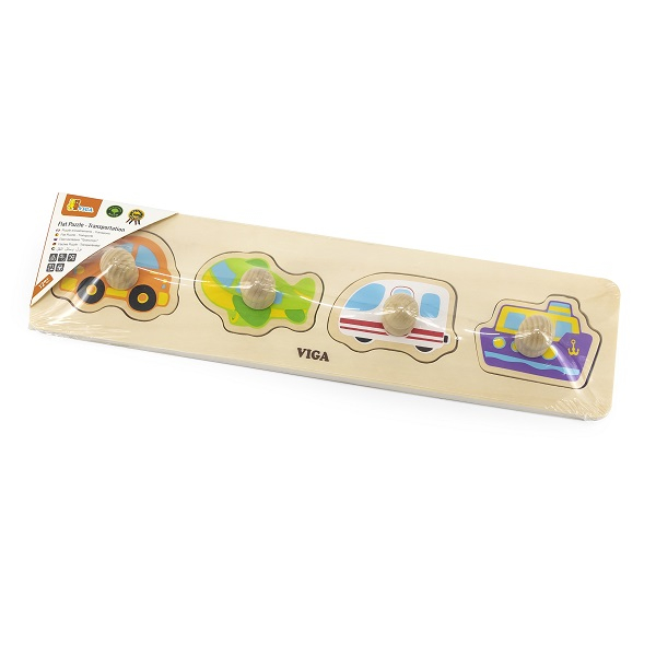 Puzzle din lemn cu buton „Autoturisme" [2]