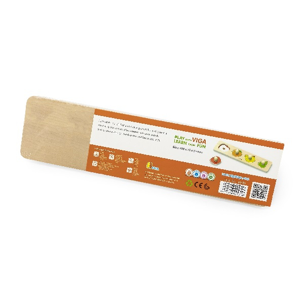 Puzzle din lemn cu buton „Fructe" [4]