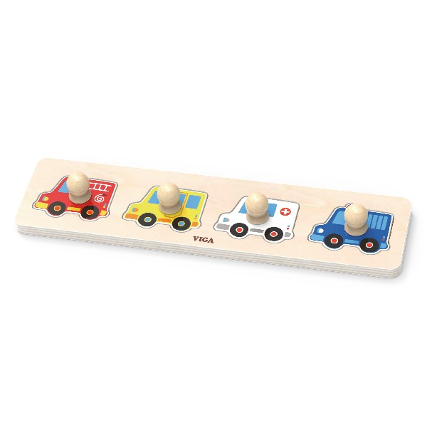 Puzzle din lemn cu buton „Transport de prim ajutor” [1]