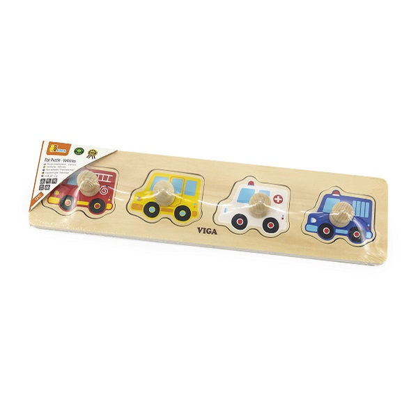 Puzzle din lemn cu buton „Transport de prim ajutor” [2]