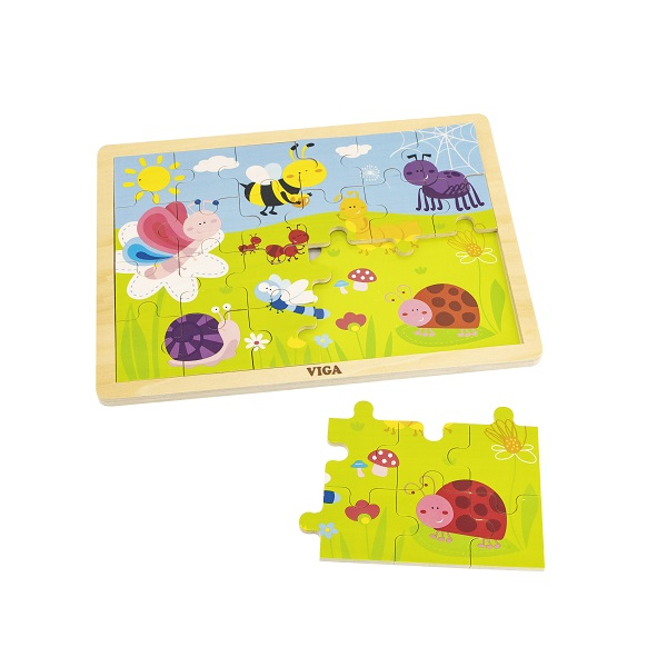Puzzle din lemn "Parcul de distracții"  24 elem. [3]