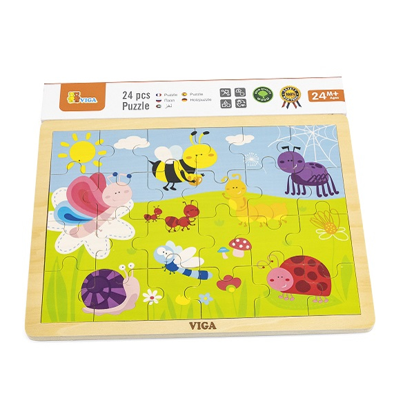 Puzzle din lemn "Parcul de distracții"  24 elem. [2]