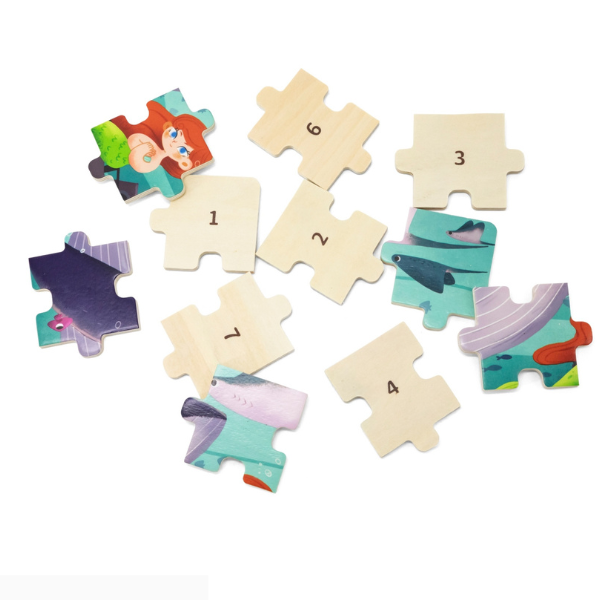 Puzzle din lemn "Universul subacvatic", 24 elem. [4]