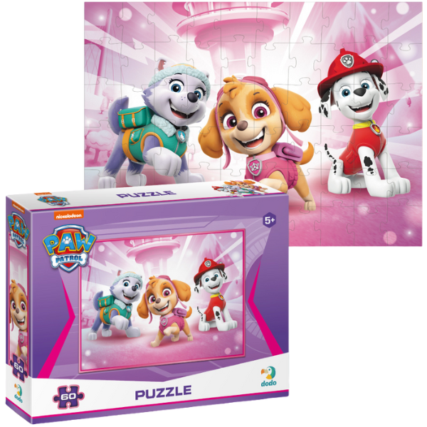 Puzzle "Everest, Skye și Marshall", seria Patrula cățelușilor, 60 elem. [1]