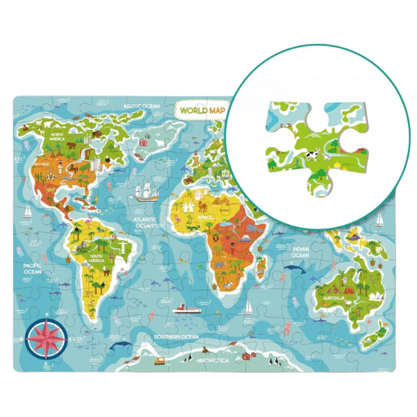 Puzzle "Harta Lumei", 100 el. [2]