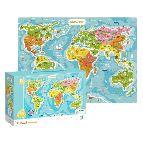 Puzzle "Harta Lumei", 100 el. [4]