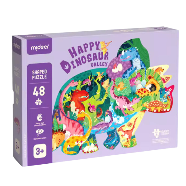 Puzzle în formă de animal „Valea Dinozaurului Fericit”, 48 elem. [3]