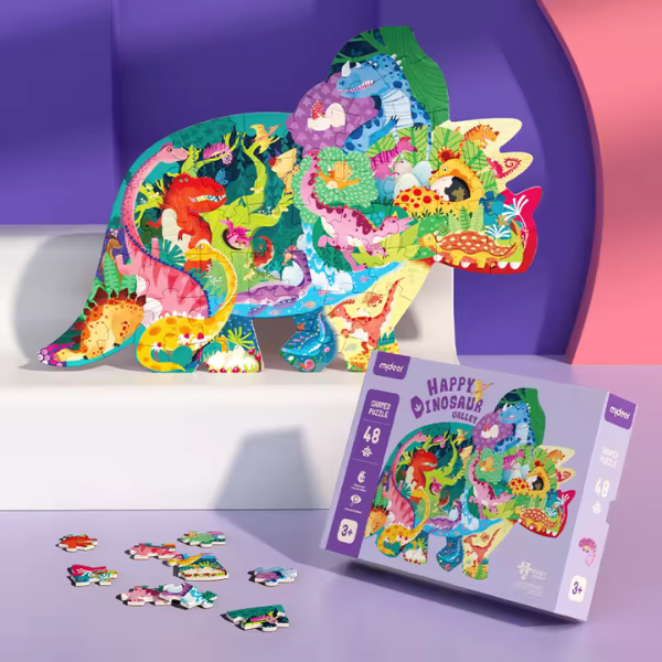 Puzzle în formă de animal „Valea Dinozaurului Fericit”, 48 elem. [6]