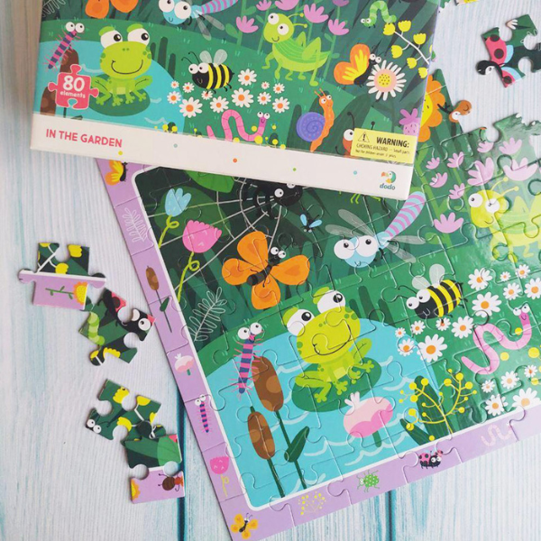 Puzzle "În grădină", seria Puzzle de observație, 80 elem. [9]