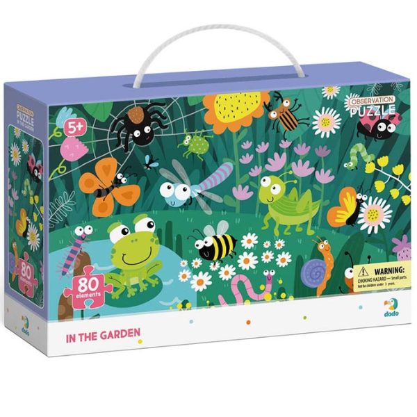 Puzzle "În grădină", seria Puzzle de observație, 80 elem. [5]