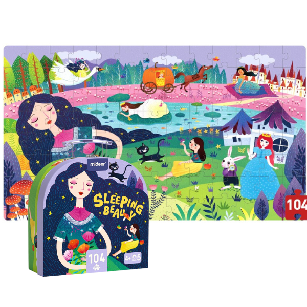 Puzzle în valiză „Frumoasa adormită", 104 elem. [1]