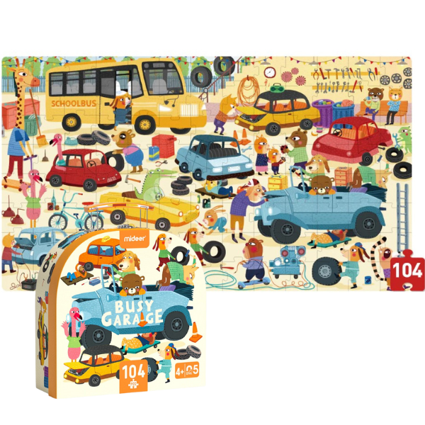 Puzzle în valiză „Garaj”, 104 elem. [10]