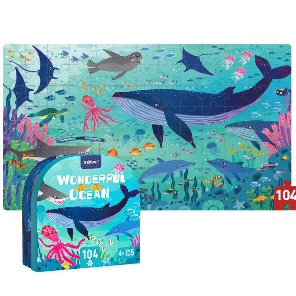 Puzzle în valiză „Oceanul minunat”, 104 elem. [10]