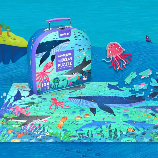 Puzzle în valiză „Oceanul minunat”, 104 elem. [7]