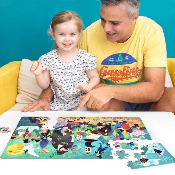 Puzzle în valiză "Parada basmelor", 104 elem. [4]