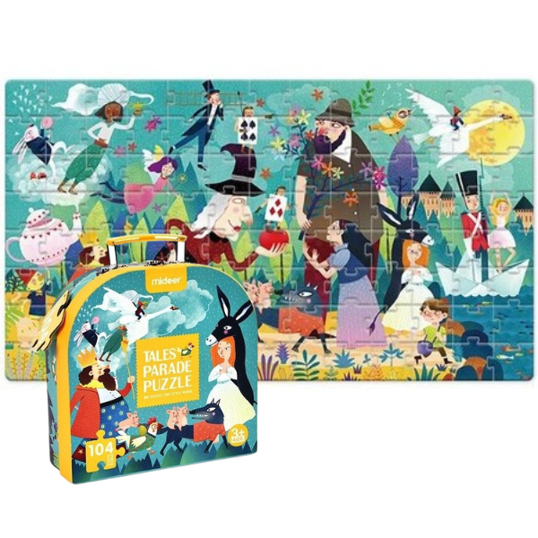 Puzzle în valiză "Parada basmelor", 104 elem. [1]