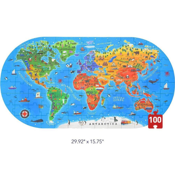 Puzzle în valiză „Planeta noastră”, 100 elem. [8]