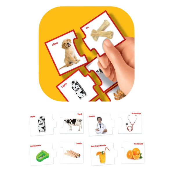 Puzzle "Învățăm asocierea elementelor", (ro), Smile Games [2]