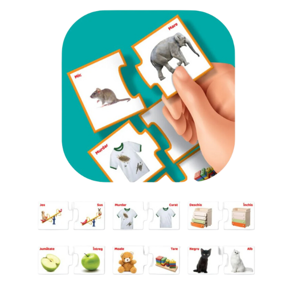 Puzzle "Învățăm opozițiile", (ro),  Smile Games [2]