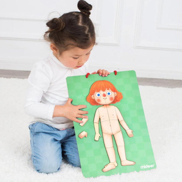 Puzzle magnetic „Corpul uman”, 90 elem. [8]