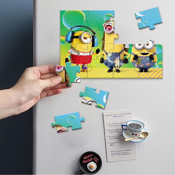 Puzzle magnetic "Serbare", seria Minions, 16 elem. [4]