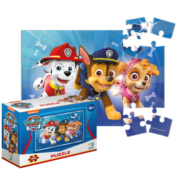 Puzzle-mini "Marshall, Chase și Skye", seria Patrula cățelușilor, 35 elem. [1]