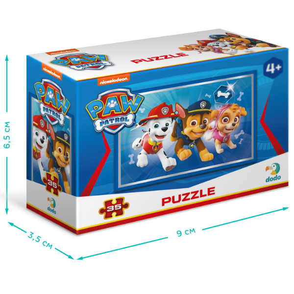 Puzzle-mini "Marshall, Chase și Skye", seria Patrula cățelușilor, 35 elem. [4]