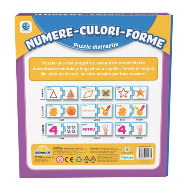 Puzzle "Numere-culori-forme", (ro), Smile Games [4]