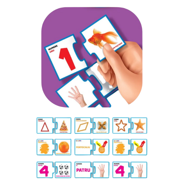 Puzzle "Numere-culori-forme", (ro), Smile Games [2]