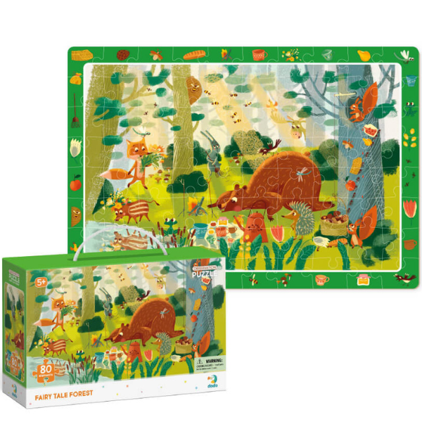 Puzzle "Pădure de basm", seria Puzzle de observație, 80 elem. [7]