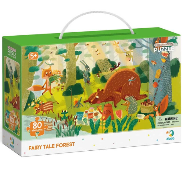Puzzle "Pădure de basm", seria Puzzle de observație, 80 elem. [8]