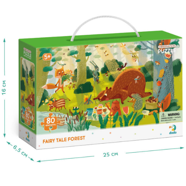 Puzzle "Pădure de basm", seria Puzzle de observație, 80 elem. [6]