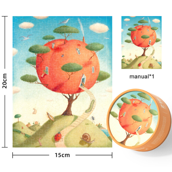 Puzzle „Paradisul piersicului”, serie de buzunar, 216 elem. [8]