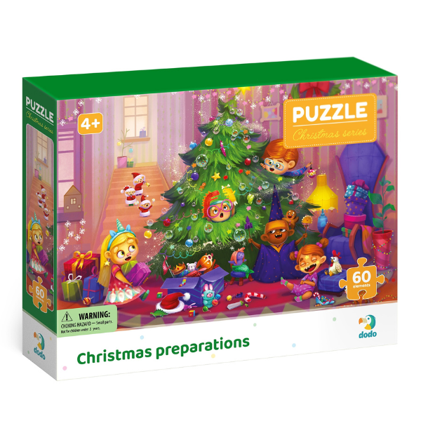 Puzzle "Pregătirile pentru Crăciun", seria Crăciun, 60 elem. [3]