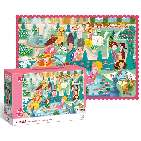Puzzle "Prințese la plimbare", 100 elem. [1]