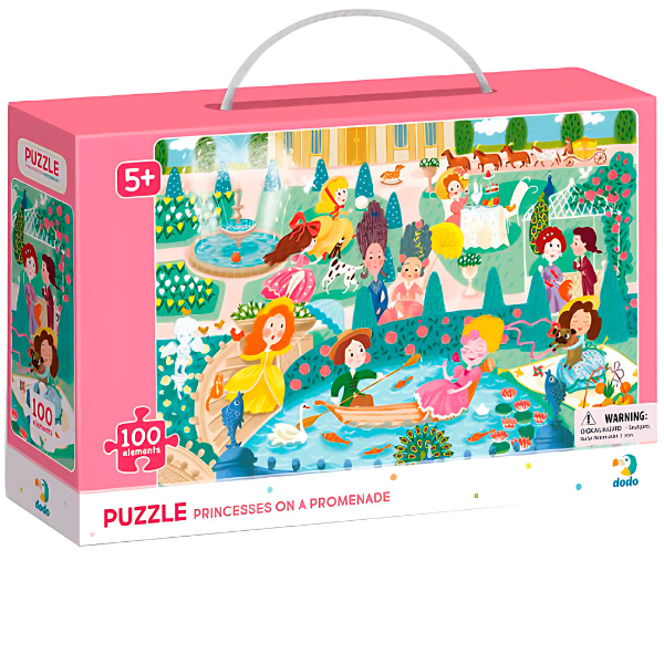 Puzzle "Prințese la plimbare", 100 elem. [8]