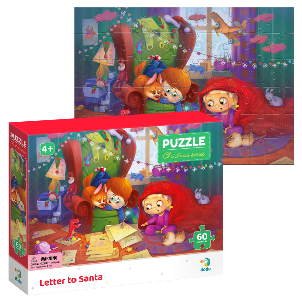 Puzzle "Scrisoarea lui Moș Crăciun", seria Crăciun, 60 elem. [1]