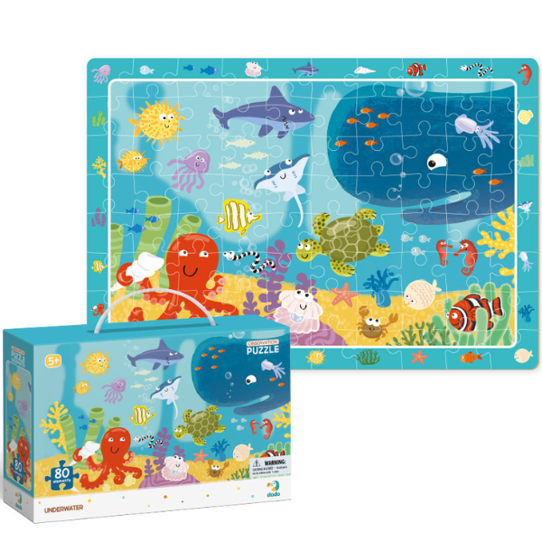 Puzzle "Sub apă", seria Puzzle de observație, 80 elem. [9]