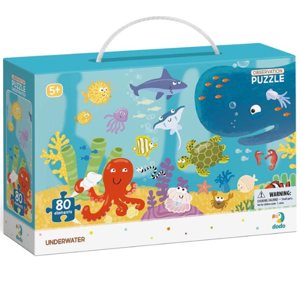 Puzzle "Sub apă", seria Puzzle de observație, 80 elem. [12]