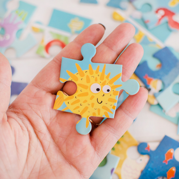 Puzzle "Sub apă", seria Puzzle de observație, 80 elem. [10]
