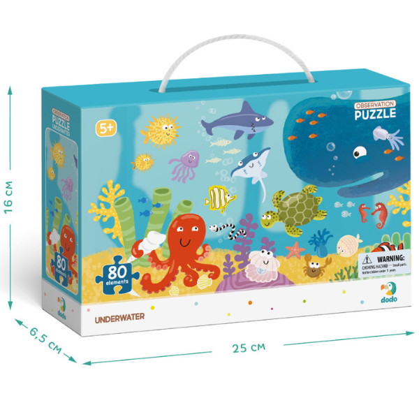Puzzle "Sub apă", seria Puzzle de observație, 80 elem. [6]