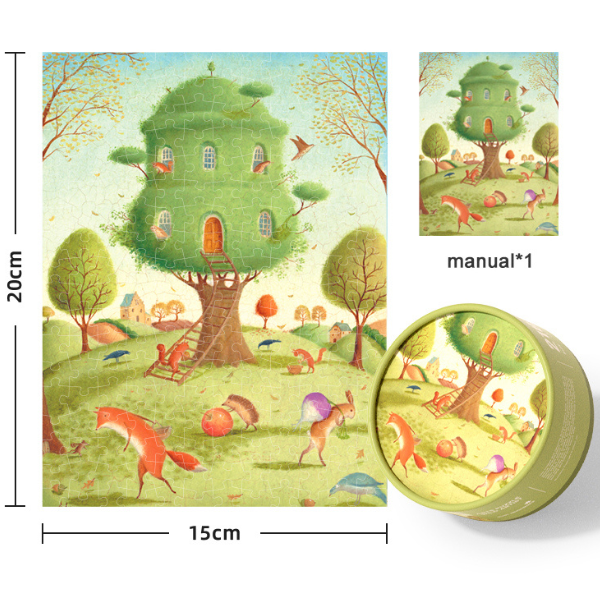Puzzle „Vecini ocupați”, serie de buzunar, 216 elem. [6]