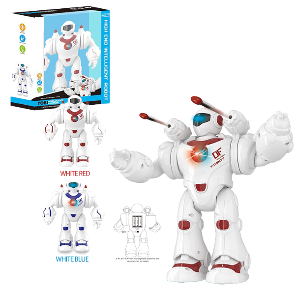 Robot inteligent, albastru și roșu [1]