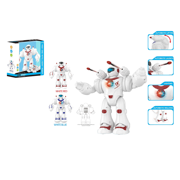Robot inteligent, albastru și roșu [4]