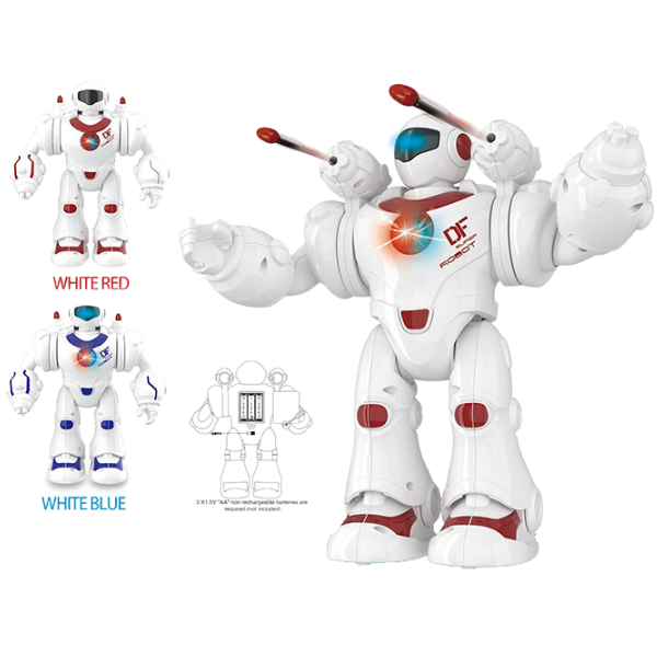 Robot inteligent, albastru și roșu [2]