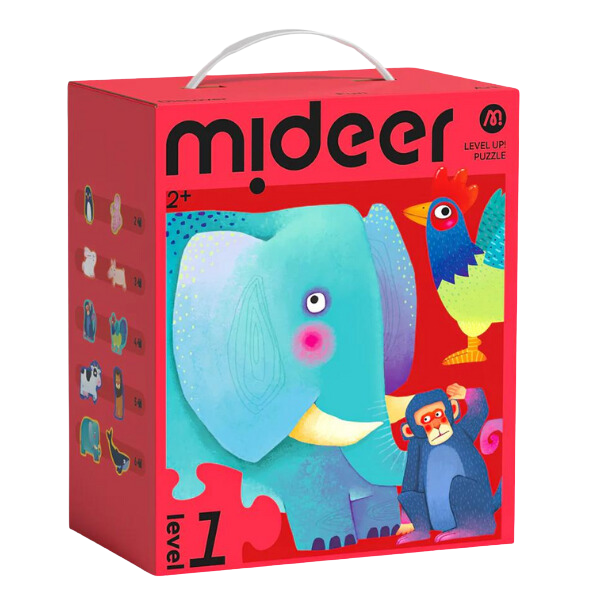 Seria de puzzle-uri „Animale”, 10 în 1, nivelul 1 [3]