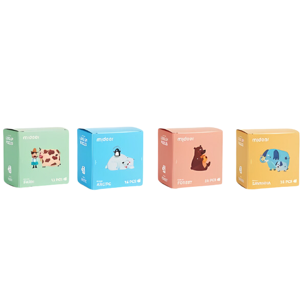 Seria de puzzle-uri „Animăluțe”, 4 în 1 [2]