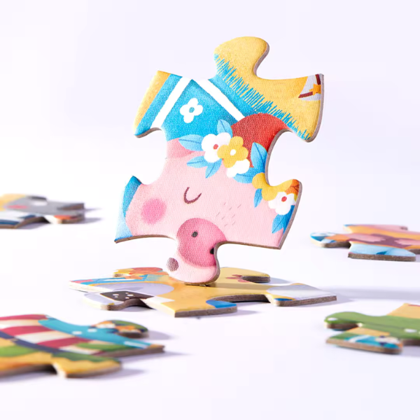 Seria de puzzle-uri „Animăluțe”, 4 în 1 [5]