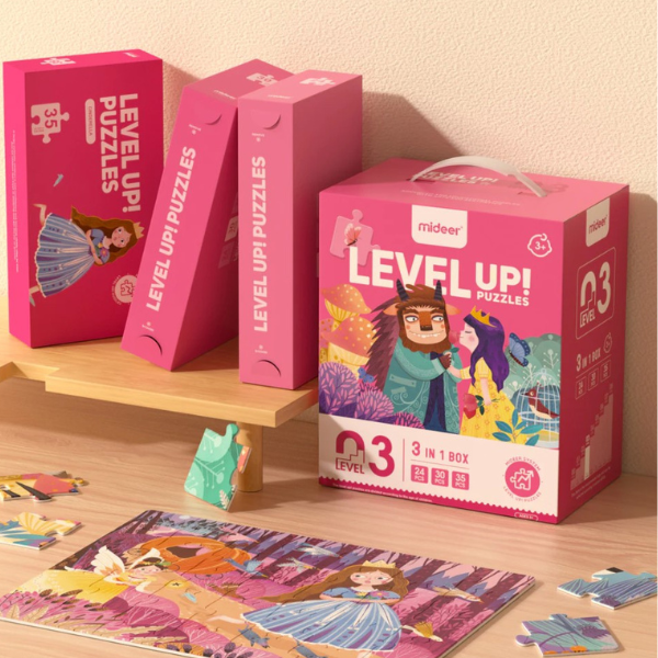 Seria de puzzle-uri „Aventurile prințeselor”, 3 în 1, nivelul 3 [4]